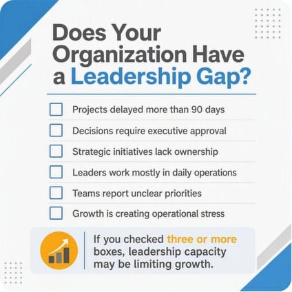 Leadership Gap Graphic