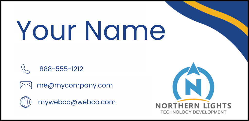 NL Business Card Sample