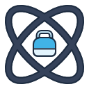 17 - Science, Locked, Padlock, Atom