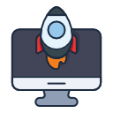20 - Desktop, Rocket, Startup, Monitor, Display, Launch