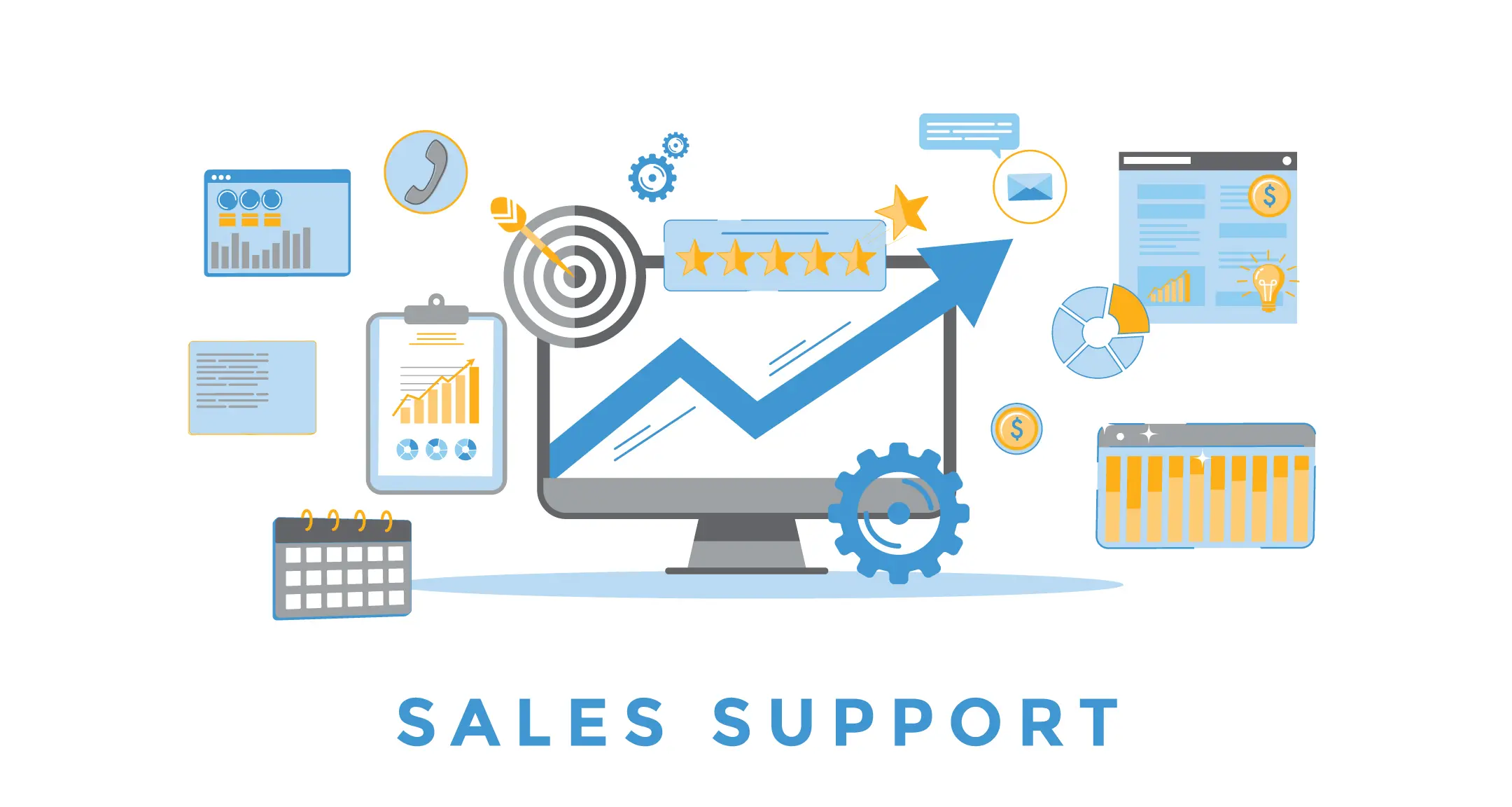 Sales Support Graphic