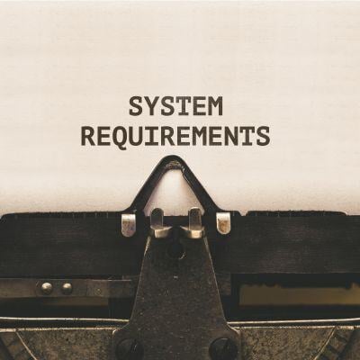system-requirements-headline-written-on-vintage-ty-2024-09-19-01-38-25-utc400 system-requirements-headline-written-on-vintage-ty-2024-09-19-01-38-25-utc400